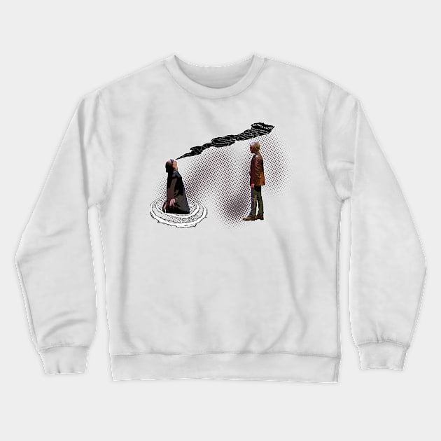 Exorcising Demons - Color Crewneck Sweatshirt by janeysf03